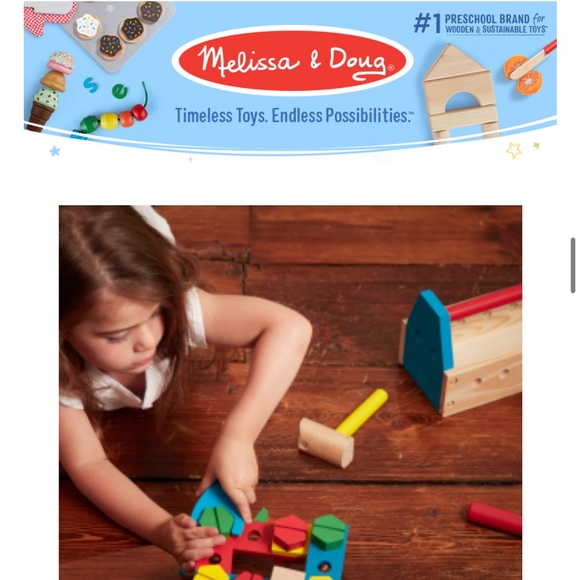 Melissa & Doug Take-Along Tool Kit Wooden Construction Toy (24 pcs) - Picture 8 of 17